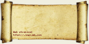 Jovana Belić vizit kartica